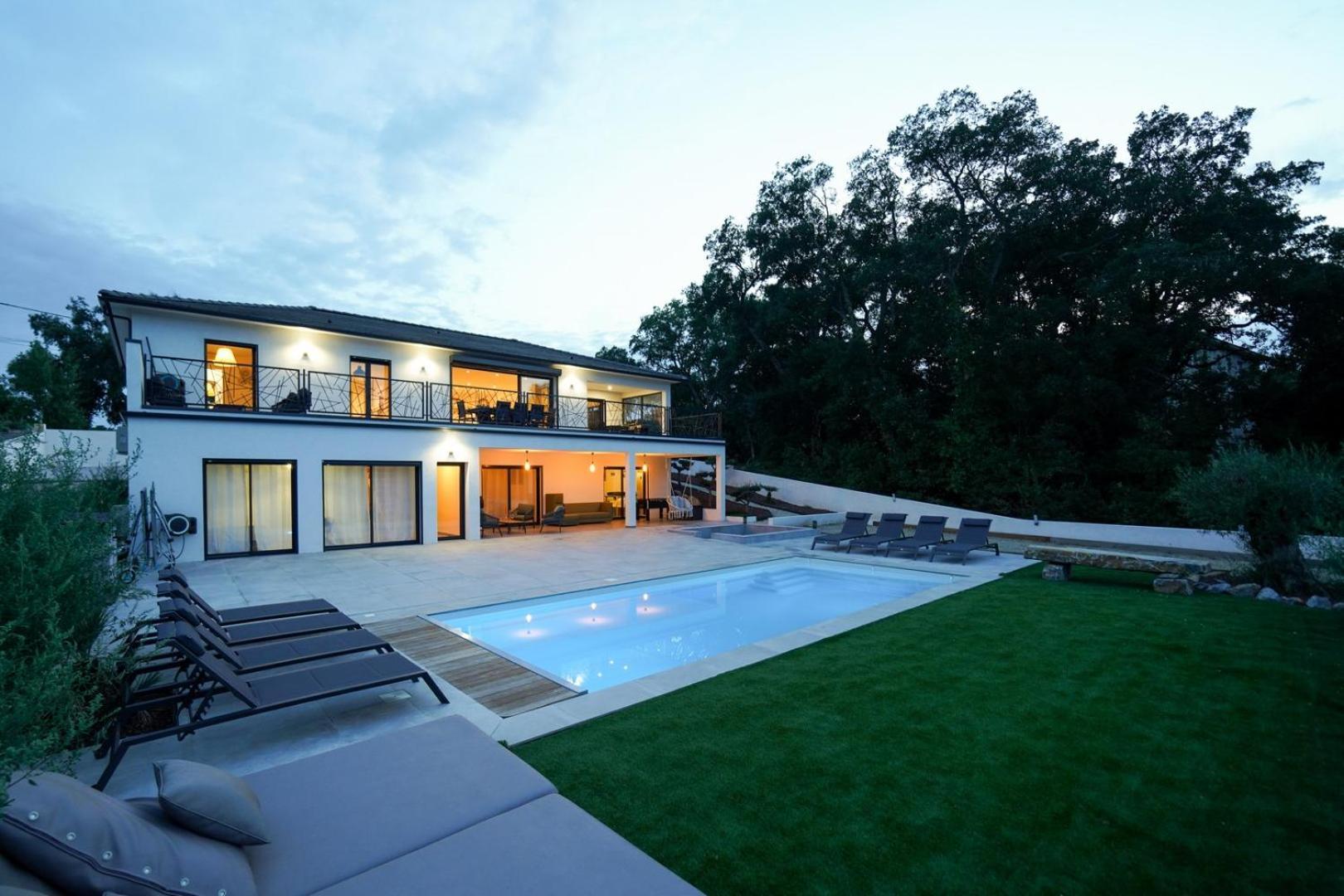 Tres Belle Villa A Ghisonaccia Avec Piscine Chauffee Exterior photo